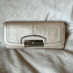 Coach Metallic Wallet/Clutch